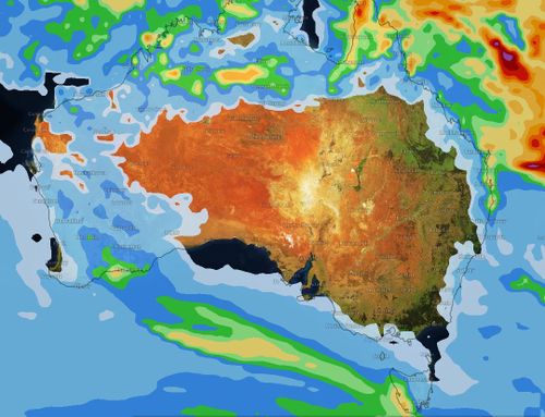 By Easter Sunday more of Western Australia will have rain moving across the state. (Weatherzone)