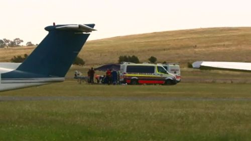 The accident happened at Goulburn Airport. (9NEWS)
