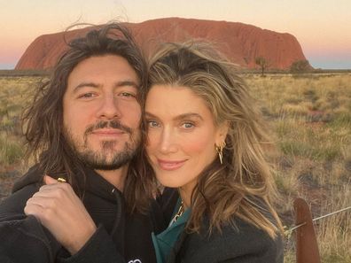 Delta Goodrem and Matthew Copley