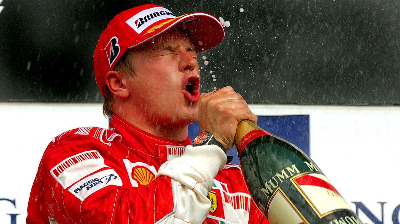 F1 star Kimi Raikkonen says partying made him a better driver