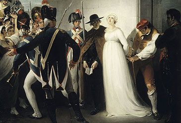 When was Marie Antoinette executed for high treason?