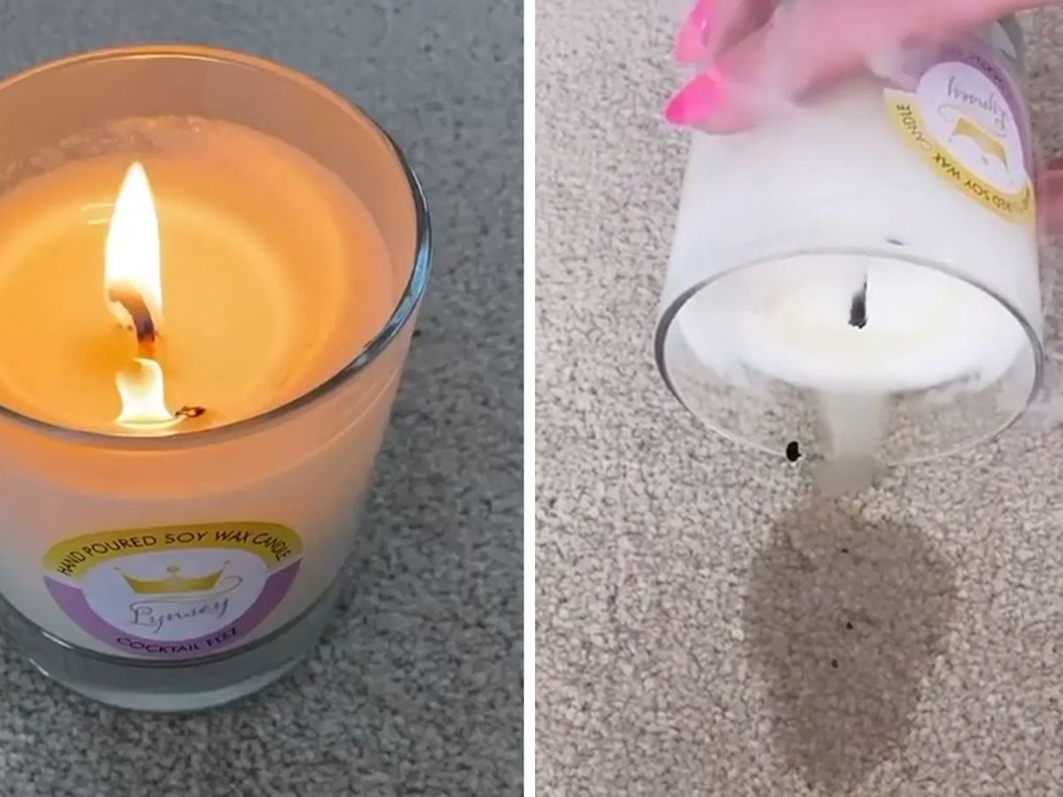 You Blew it. Easy Hack for Removing Candle Wax Spills. - Bleach Pray Love