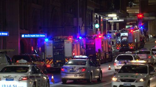 Restaurants evacuated after Sydney CBD fire