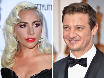 Lady Gaga and Jeremy Renner