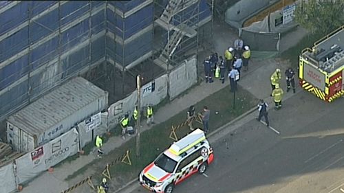 The man was taken to hospital in a critical condition. (9NEWS)