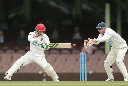 Hughes batting for South Australia against his native NSW. (Getty)