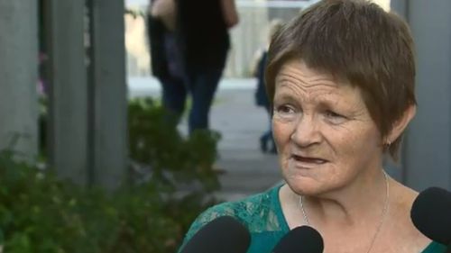 Mr Nankervis' mother, Anna, spoke outside court.