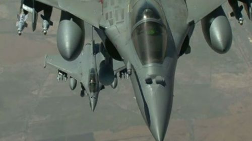 Australian fighter jets are expected to land in Dubai today to join the fight against ISIL. (9NEWS)