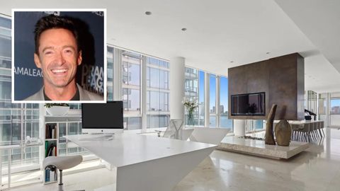 Celebrity Homes property real estate market NYC New York Manhattan USA America Hugh Jackman 