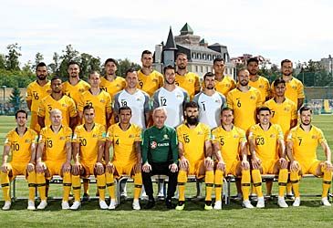 Who is the oldest player in the Socceroos squad?