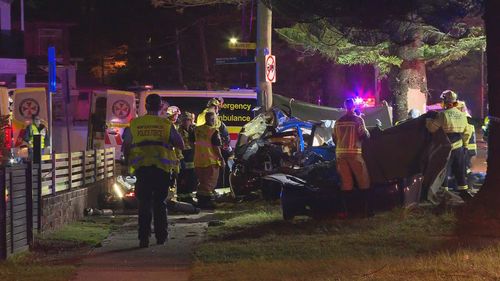 Deux enfants sont morts après avoir percuté un arbre à Monterey, dans le sud de Sydney.