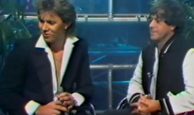 Richard Wilkins with Molly Meldrum.