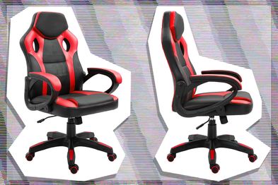 SAS Gaming Executive Pro Gaming Chair - red and black