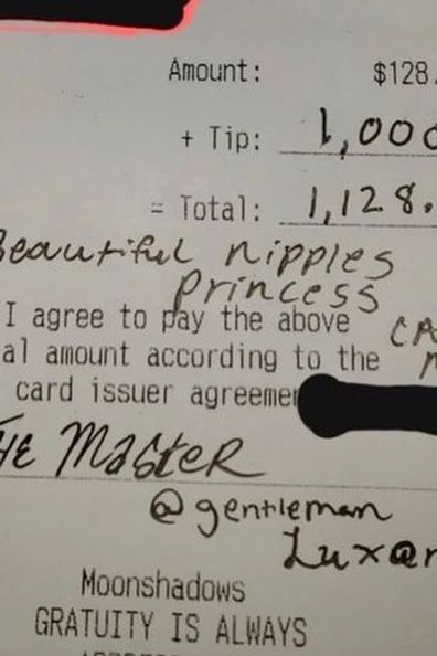 Man's creepy message on tip
