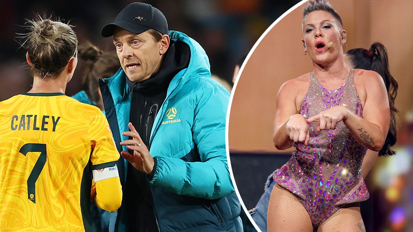 Matildas coach Tony Gustavsson raises concern with Marvel Stadium pitch after Pink concerts