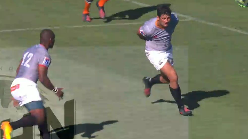 Southern Kings fly-half Lionel Cronje pulls off circus trick against the Western Force