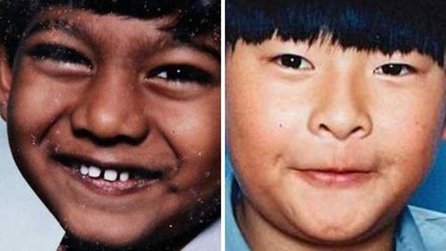 Myuran Sukumaran and Andrew Chan as young boys. (Supplied)
