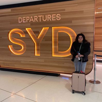 Madhurima Haque Sydney airport