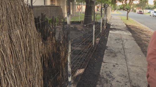A families brush fence went up in flames after molotov cocktails were thrown in a deliberate attack. 