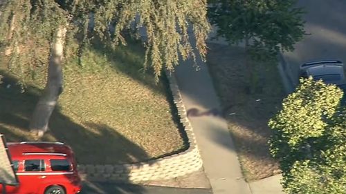 The shooting happened near an LA-area polling station.