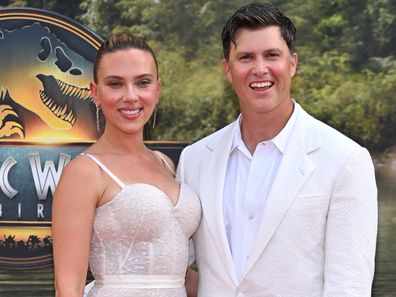 Scarlett Johansson and Colin Jost 