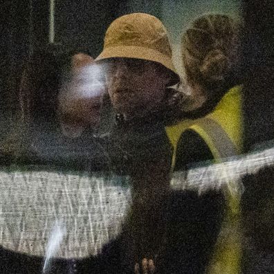 ***24 hour use only***OASIS Frontman Liam Gallagher arrives in Melbourne (without brother Noel) via a private jet late at night, ahead of the start of the Oasis tour of Australia EXCLUSIVE MEDIA-MODE.COM