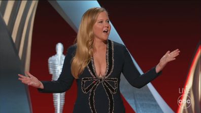 Amy Schumer during her Oscars monologue
