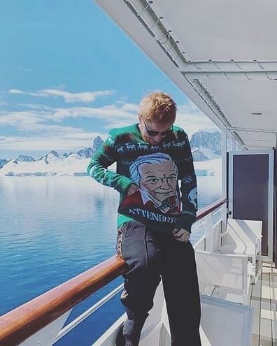 Ed Sheeran and Cherry Seaborn may have been inspired by their trip to Antarctica when picking their daughter's middle name