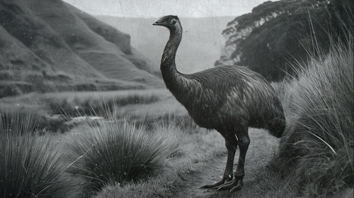 South Island giant moa.