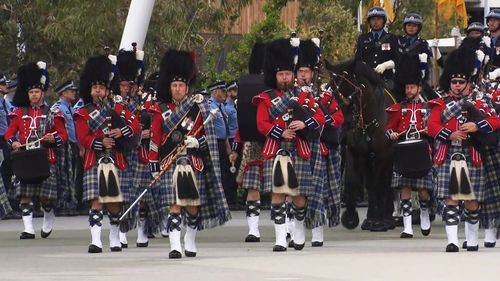 Constable Anthony Woods has been given a final salute in an emotional funeral in Perth.