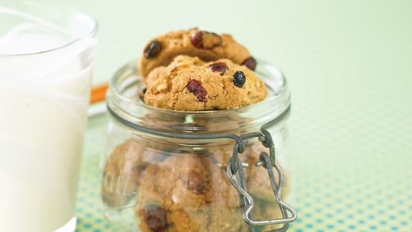 Coconut fruit cookies