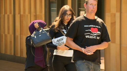 There were no tiaras as Ms Jackson-Ghamrawi faced a judge in court today. (9NEWS)