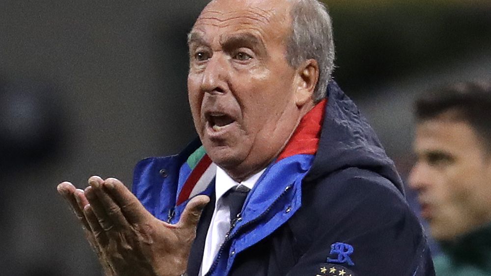 World Cup 2018: Italy coach Ventura 'removed from post' after failure to qualify for Russia