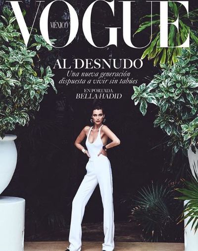 Bella Hadid for Vogue Mexico's July issue