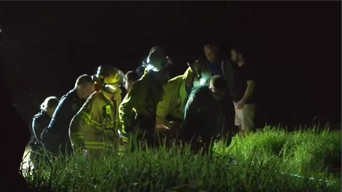 Adelaide man falls from bridge after pranking friends.