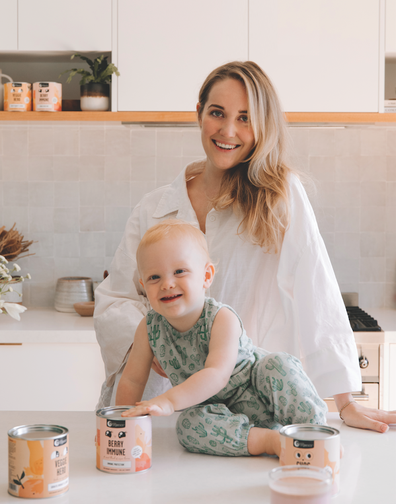 Lisa Baker worked with Nutra Organics on a kids range to improve gut health. 