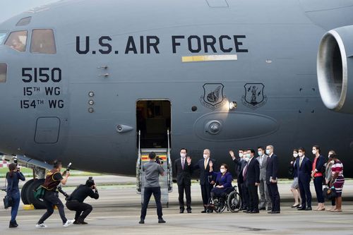 US senators took a military aircraft to Taiwan to announce vaccine donation. To Beijing, that is a major provocation