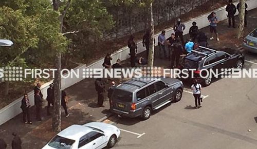 Arrests were made at Sydney Olympic Park. (9NEWS)