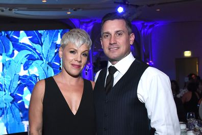 Pink and Carey Hart