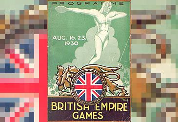 Where were the inaugural British Empire Games held in 1930?