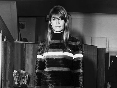 French singer and actress Francoise Hardy
