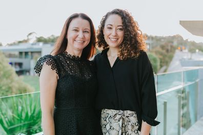 Melissa with her daughter Breanna who helps mentor teen mums.