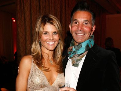BEVERLY HILLS, CA - FEBRUARY 20:  Actress Lori Loughlin (L) and husband Mossimo Giannulli attend the Saks Fifth Avenue's Unforgettable Evening cocktail reception benefiting Entertainment Industry Foundation's (EIF) Women's Cancer Research Fund held at the Beverly Wishire Hotel on February 20, 2008 in Beverly Hills, California.  (Photo by Donato Sardella/WireImage)