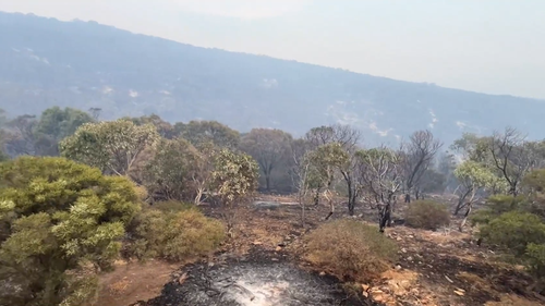Incêndio no Parque de Conservação Deep Creek