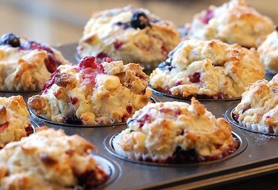 Recipe: <a href="http://kitchen.nine.com.au/2016/05/05/10/54/mckenzies-berries-and-quinoa-muffins" target="_top">McKenzie's berries and quinoa muffins</a>