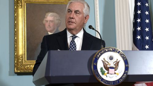 Rex Tillerson. (AAP)