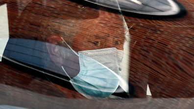 Prince Charles visited his father at the King Edward VII's hospital on Saturday February 20, 2021. (AP Photo/Alberto Pezzali)