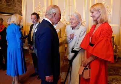King Charles III meets Dame Vanessa Redgrave