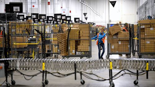 A worked at Amazon's warehouse in Michigan.