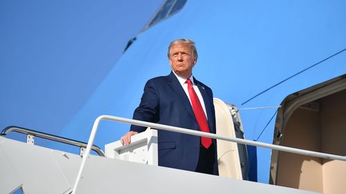 Donald Trump at Andrews Air Force Base, Maryland, United States